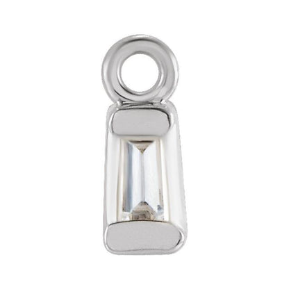 .05 CT Natural Diamond Dangle, 3.09 mm x 6.81 mm