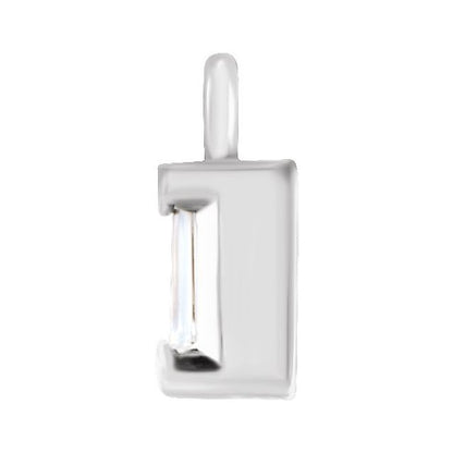 .02 CT Lab-Grown Diamond Dangle, 2.24 mm x 5.8 mm