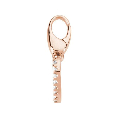 .08 CTW Natural Diamond Heart Charm/Pendant