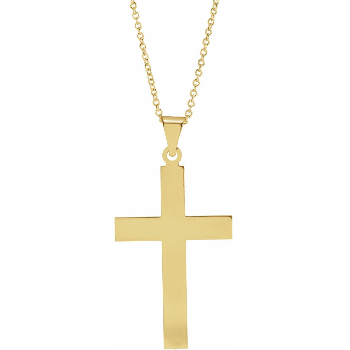 36.8x17. Cross 18" Necklace