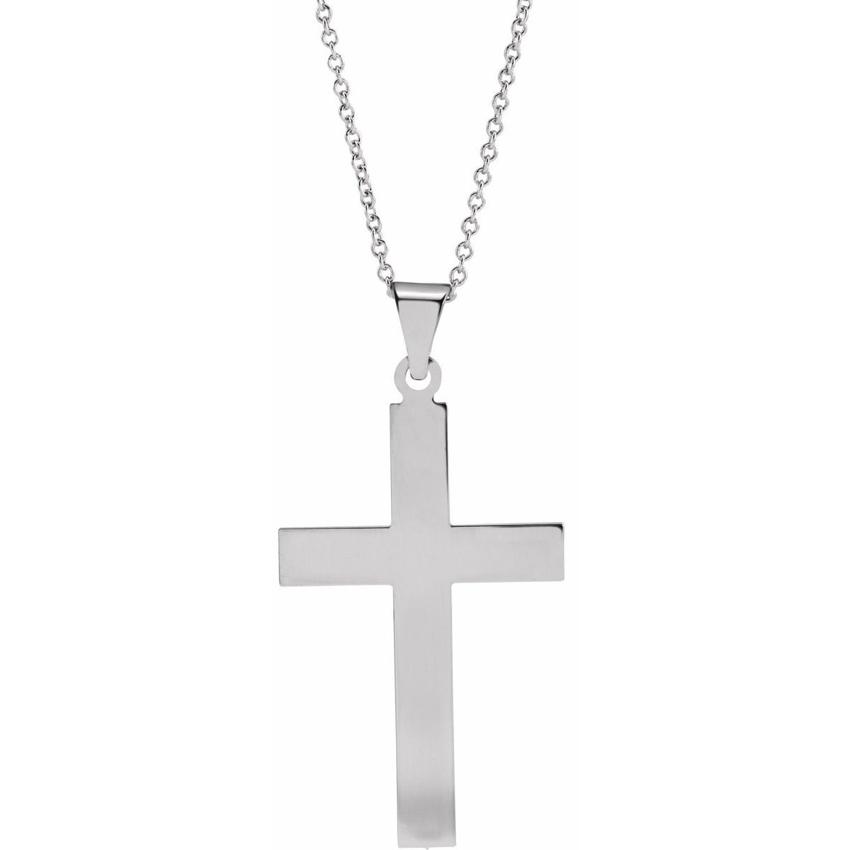 36.8x17. Cross 18" Necklace