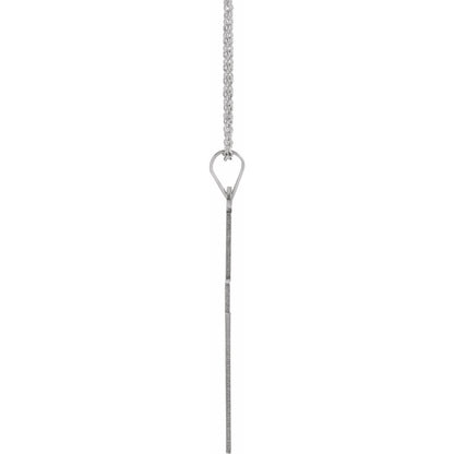 36.8x17. Cross 18" Necklace