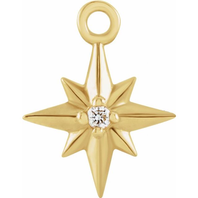 .005 CT Lab-Grown Diamond Star Dangle
