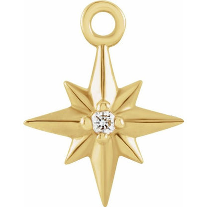 .005 CT Lab-Grown Diamond Star Dangle