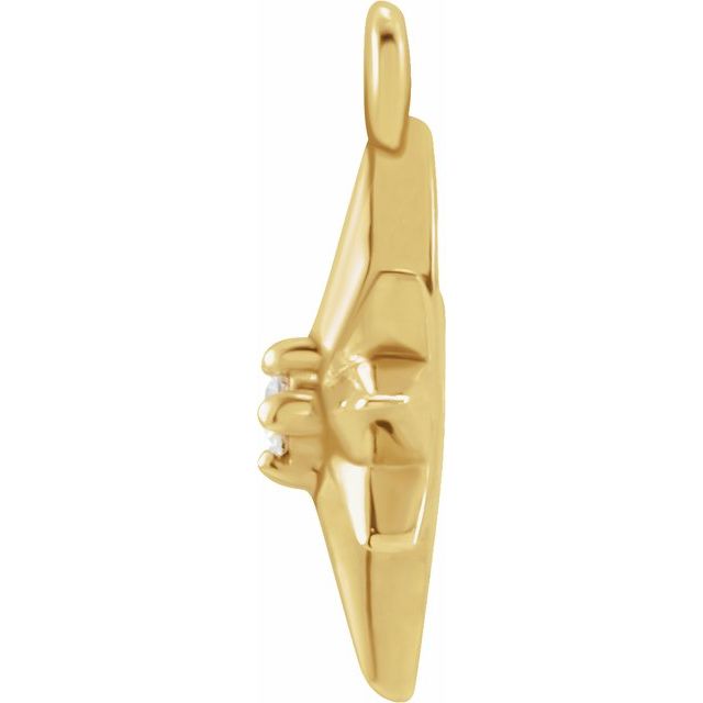 .005 CT Lab-Grown Diamond Star Dangle
