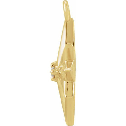 .005 CT Lab-Grown Diamond Star Dangle