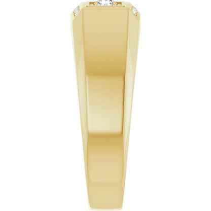 3/8 CTW Natural Diamond Ring, 8.7 mm