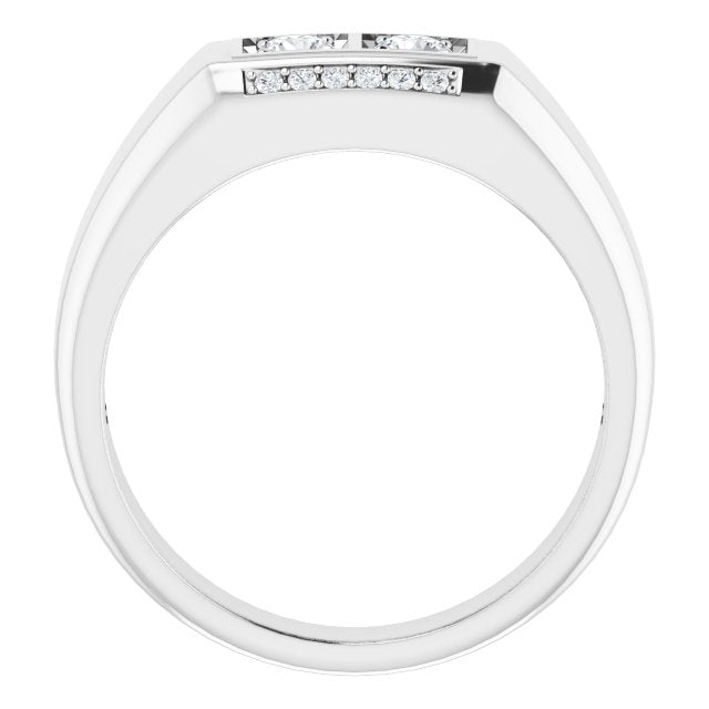 3/8 CTW Natural Diamond Ring, 8.1 mm