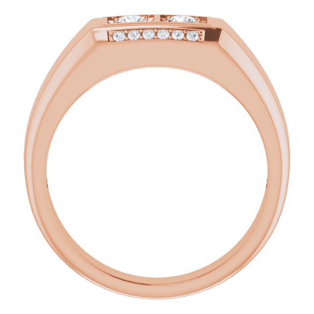 3/8 CTW Natural Diamond Ring, 8.1 mm
