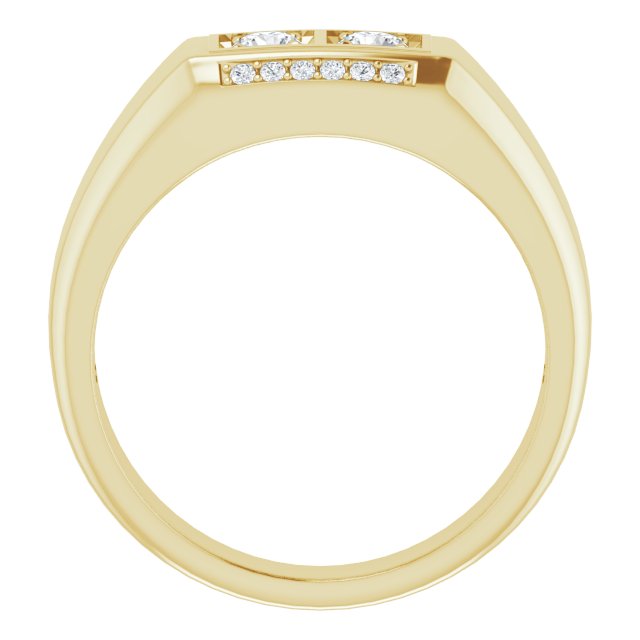 3/8 CTW Natural Diamond Ring, 8.1 mm