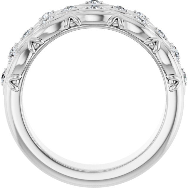 1/4 CTW Natural Diamond Anniversary Band, 7.01 mm