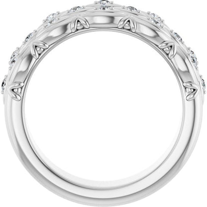 1/4 CTW Natural Diamond Anniversary Band, 7.01 mm