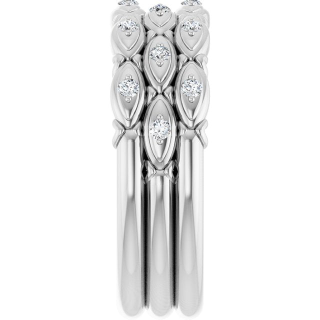 1/4 CTW Natural Diamond Anniversary Band, 7.01 mm