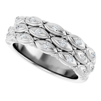 1/4 CTW Natural Diamond Anniversary Band, 7.01 mm