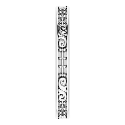 14K White Gold 1/8 CTW Diamond Eternity Band