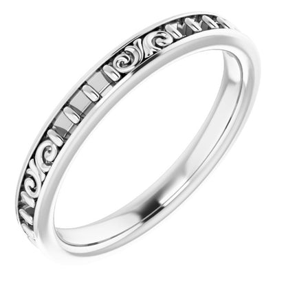 14K White Gold 1/4 CTW Diamond Eternity Band