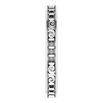 14K White Gold 1/4 CTW Diamond Eternity Band