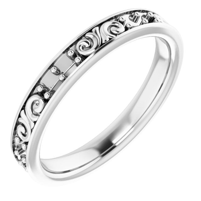 14K White Gold 1/4 CTW Diamond Eternity Band