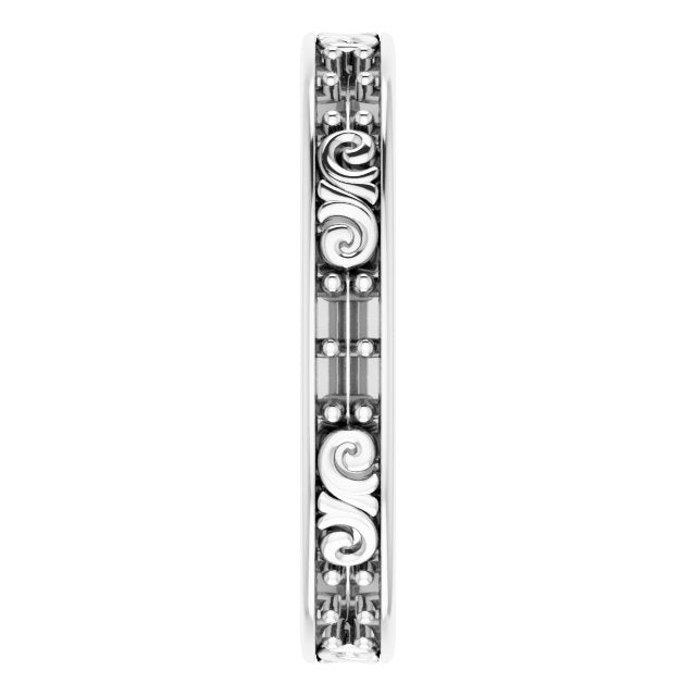 14K White Gold 1/4 CTW Diamond Eternity Band