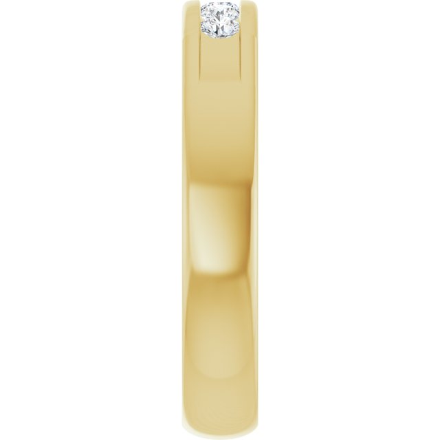 14K Yellow Gold 1/3 CTW Natural Diamond Band