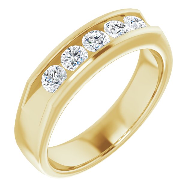 3/4 CTW Lab-Grown Diamond Band, 5.5 mm