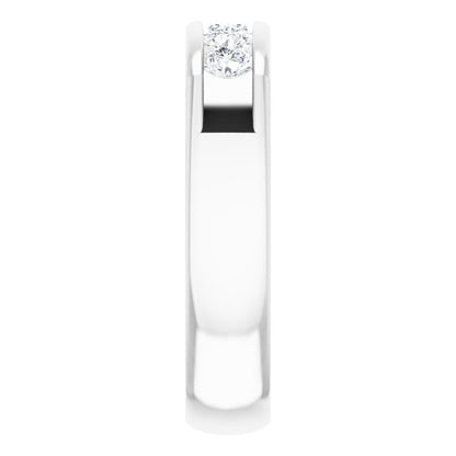 1/2 CTW Natural Diamond Band, 5 mm
