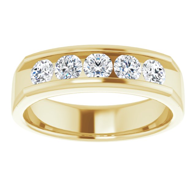 1 CTW Natural Diamond Band, 5.8 mm