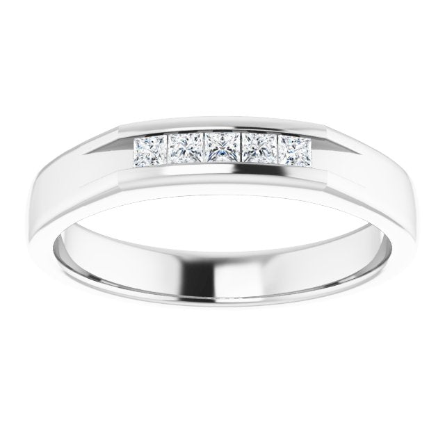 1/2 CTW Natural Diamond Band, 5 mm