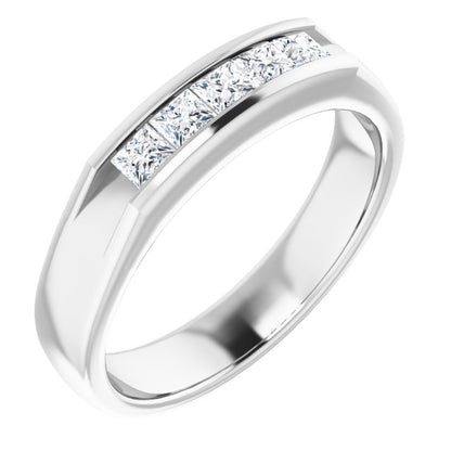 1/2 CTW Natural Diamond Band, 5 mm