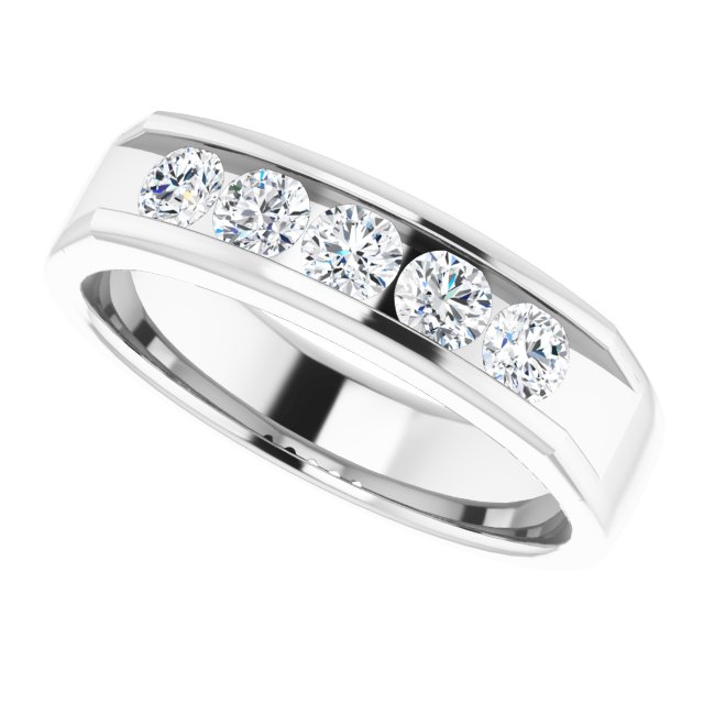 3/4 CTW Lab-Grown Diamond Band, 5.5 mm