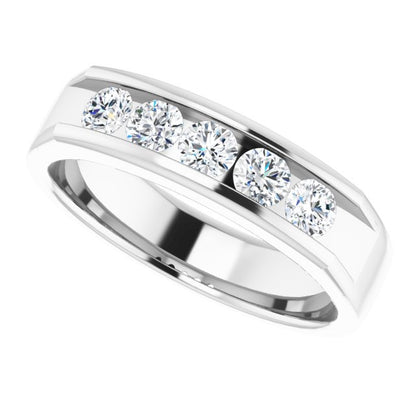3/4 CTW Lab-Grown Diamond Band, 5.5 mm