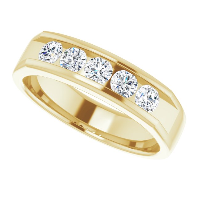 3/4 CTW Lab-Grown Diamond Band, 5.5 mm