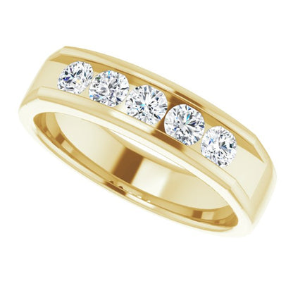 3/4 CTW Lab-Grown Diamond Band, 5.5 mm