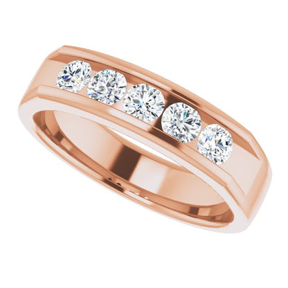 3/4 CTW Lab-Grown Diamond Band, 5.5 mm