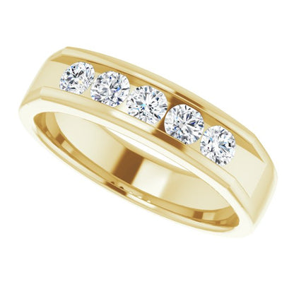 3/4 CTW Natural Diamond Band, 5.4 mm