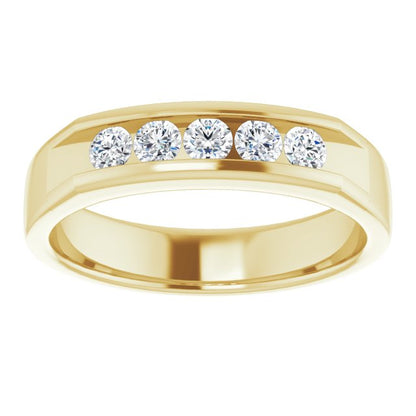 1/2 CTW Lab-Grown Diamond Band, 5 mm