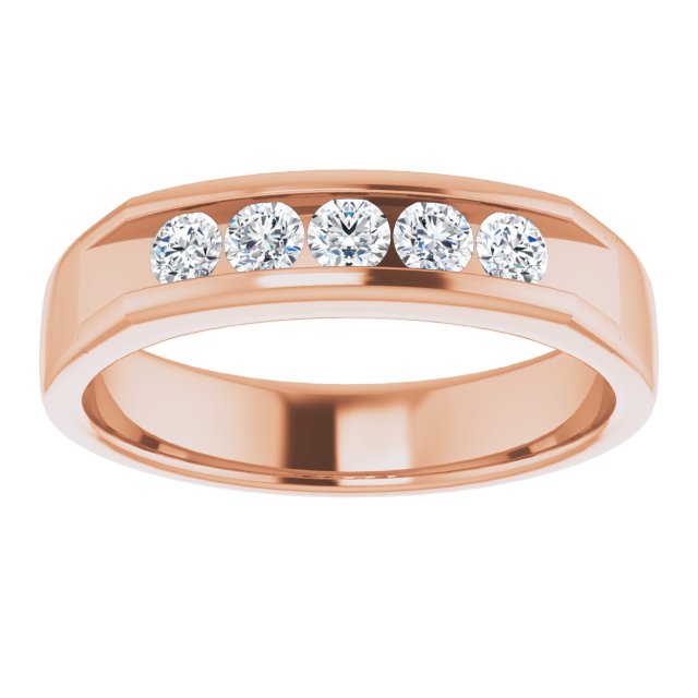 1/2 CTW Lab-Grown Diamond Band, 5 mm