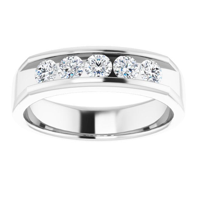 3/4 CTW Lab-Grown Diamond Band, 5.5 mm