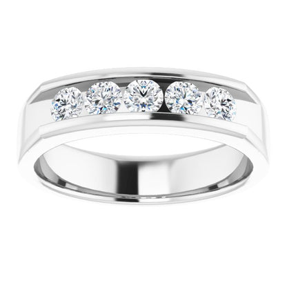 3/4 CTW Lab-Grown Diamond Band, 5.5 mm