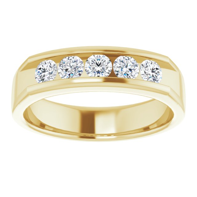 3/4 CTW Lab-Grown Diamond Band, 5.5 mm