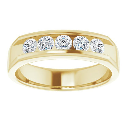 3/4 CTW Lab-Grown Diamond Band, 5.5 mm