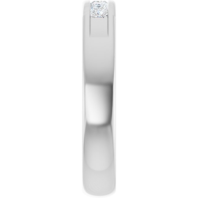 Platinum 1/4 CTW Natural Diamond Band