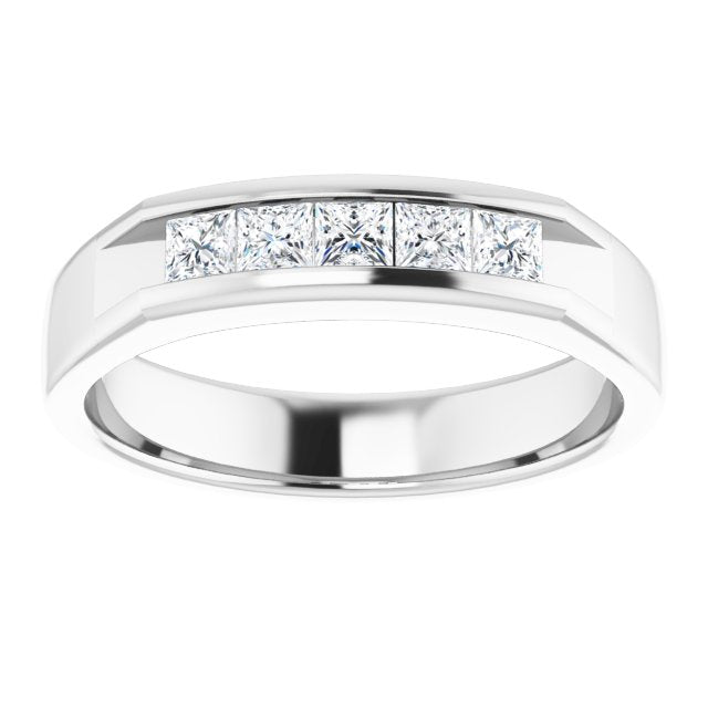 1/2 CTW Natural Diamond Band, 5 mm