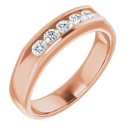 1/2 CTW Lab-Grown Diamond Band, 5 mm