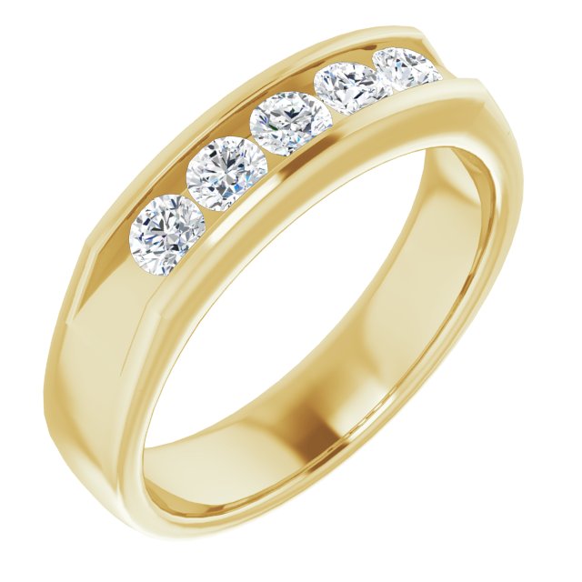 3/4 CTW Natural Diamond Band, 5.4 mm