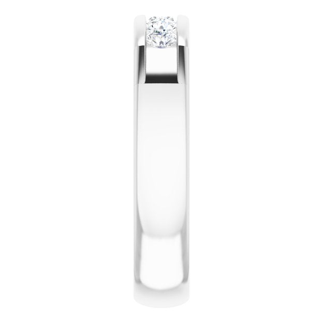 1/2 CTW Natural Diamond Band, 5 mm