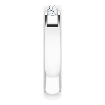 1/2 CTW Natural Diamond Band, 5 mm