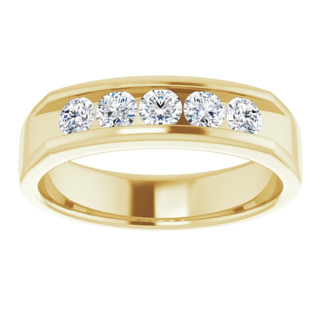 3/4 CTW Natural Diamond Band, 5.4 mm