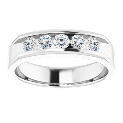 1/2 CTW Natural Diamond Band, 5 mm
