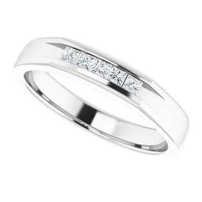 1/2 CTW Natural Diamond Band, 5 mm